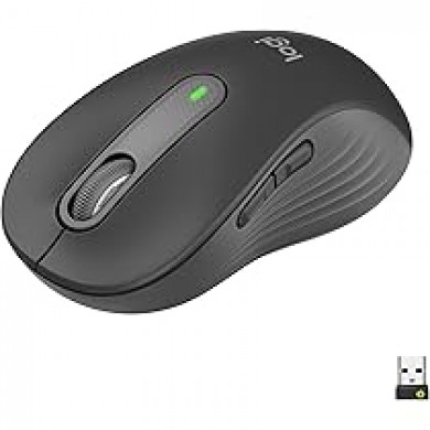 Tastatura si Mouse Wireless Logitech Signature Slim MK950, Graphite