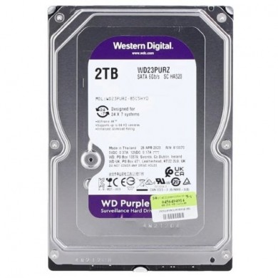 3.5” HDD Western Digital Caviar Purple WD23PURZ / 2TB / IntelliPower / 64MB 3.5” HDD Western Digital Caviar Purple WD23PURZ / 2TB / IntelliPower / 64MB