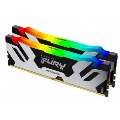 Memorie operativa Kingston FURY Renegade Silver RGB DDR5-6400 32GB (Kit of 2*16GB)