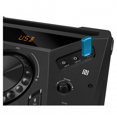 Boxa portabila SVEN PS-1900 Black / 1000W / Bluetooth / NFC / FM tuner / USB