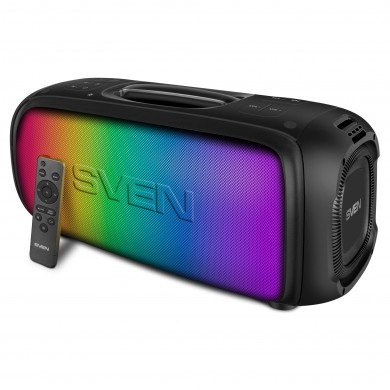 Boxa portabila SVEN PS-860 Black / 100W / Bluetooth / NFC / FM tuner / USB / microSD