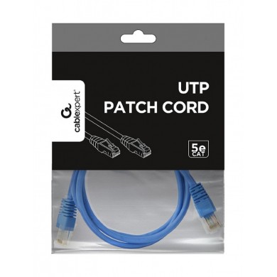 UTP Cat.5e Patch cord, 1.5m, Blue