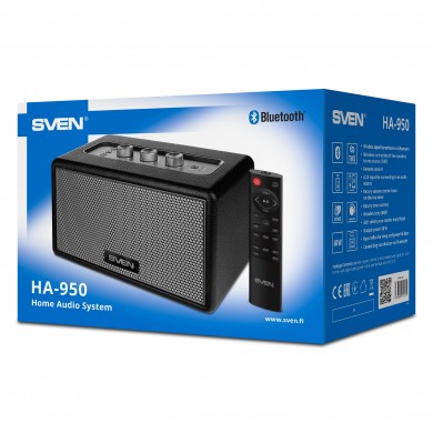 Sistem audio pentru casa SVEN HA-950 Black / 60W / Bluetooth / USB / microSD