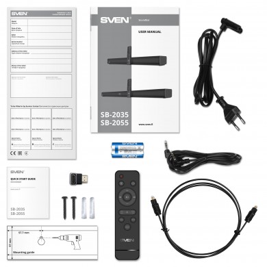 Soundbar pentru TV SVEN SB-2035 Black  / 40W RMS / Bluetooth