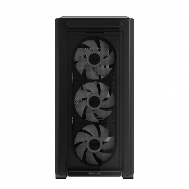 Carcasa ASUS A23 PLUS TG ARGB/ w/oPSU / 4x120mm ARGB fans/ mATX / Black