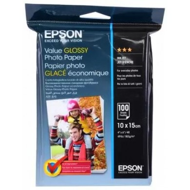 Hartie Foto Epson Value Glossy / 10x15cm / 100sheets