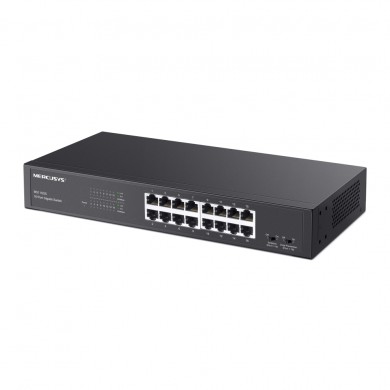 Switch MERCUSYS MS116GS / 16 port / 1000Mb / RJ45 / steel case