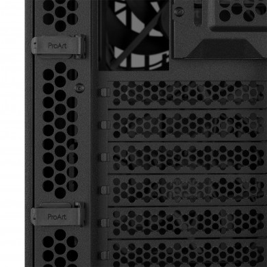 Carcasa ASUS ProArt PA401 Wood Edition/ no PSU / 2x160mm, 1x120mm fan/ ATX/ Black