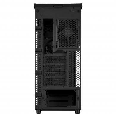 Carcasa ASUS ProArt PA401 Wood Edition/ no PSU / 2x160mm, 1x120mm fan/ ATX/ Black