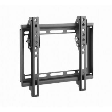 TV-Wall Mount for 23-42”- Gembird ”WM-42T-04”, up to 8 degrees tilting, max. 35 kg, distance TV to Wall: 20.5 mm, max. VESA  200 x 200, Black