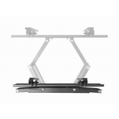 Full-motion TV-Wall Mount for 32 -55”- Gembird ”WM-55ST-04”, allows up to 60 degrees swivel and 20 degrees tilting, max. 35 kg, Distance to wall: 78 - 400 mm, max. VESA 400 x 400, Black
