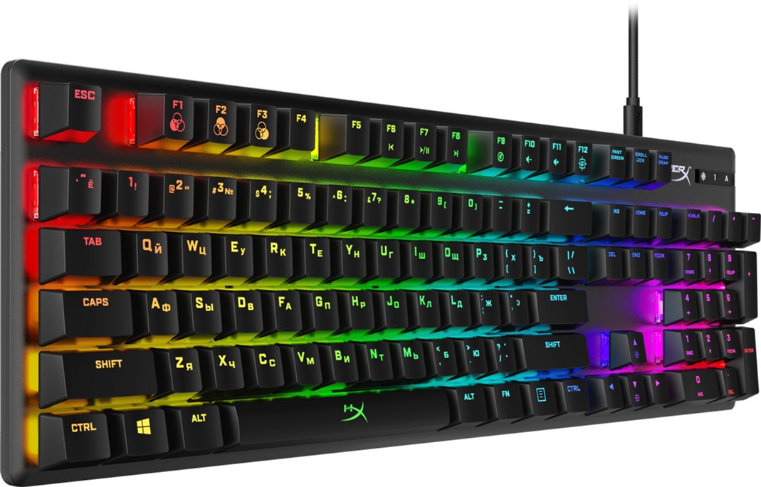 Tastatura HYPERX Alloy Origins RGB, HyperX Blue key switch, [HX-KB6BLX-RU]