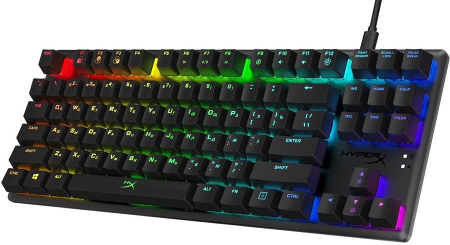 Tastatura HYPERX Alloy Origins Core RGB, HyperX Blue key switch, [HX-KB7BLX-RU]