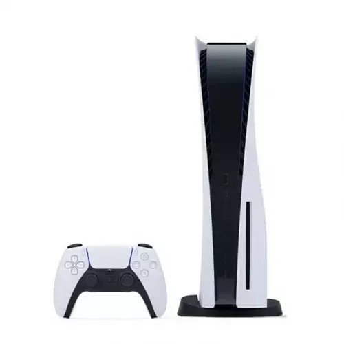 Game Console Sony PlayStation 5 (Disc) 825GB /  White / 1 x Gamepad (Dualsense)